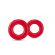 STAY HARD DONUT COCK RING SET  - RED